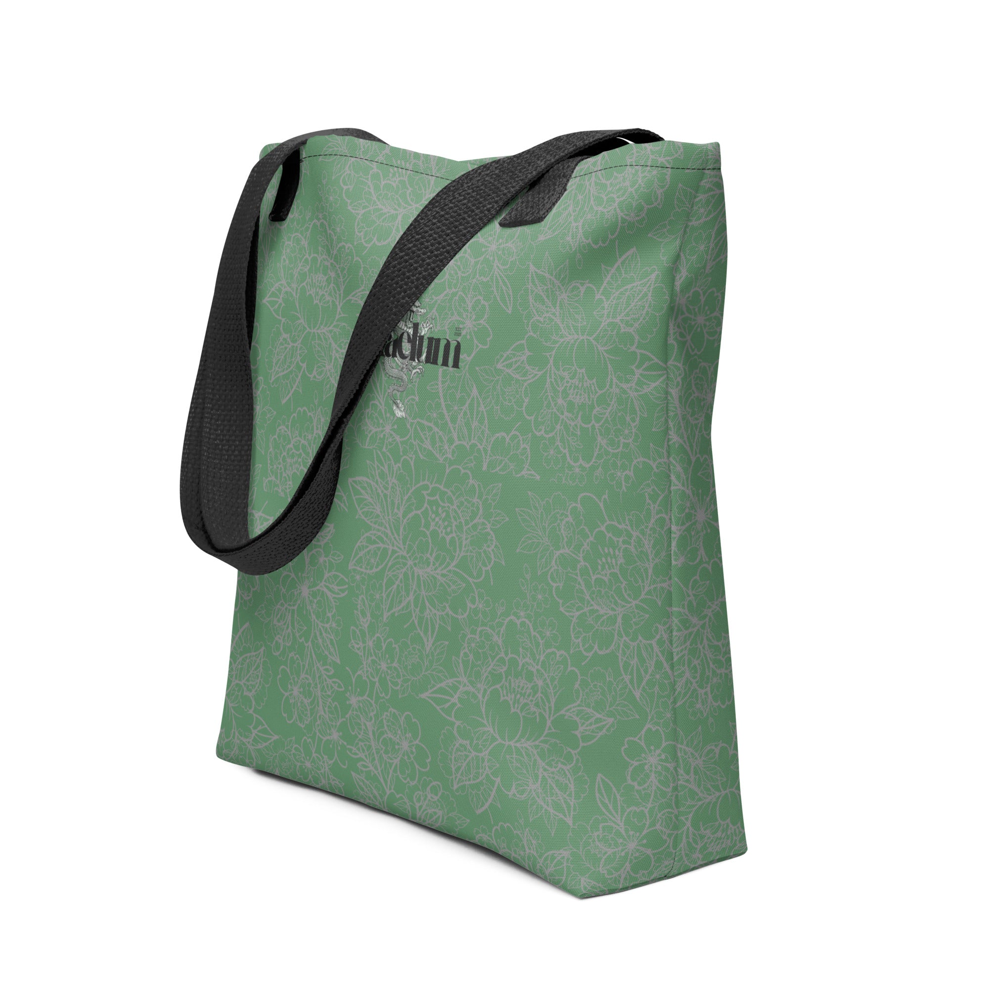Kaelum Design Tote bag: Green Floral