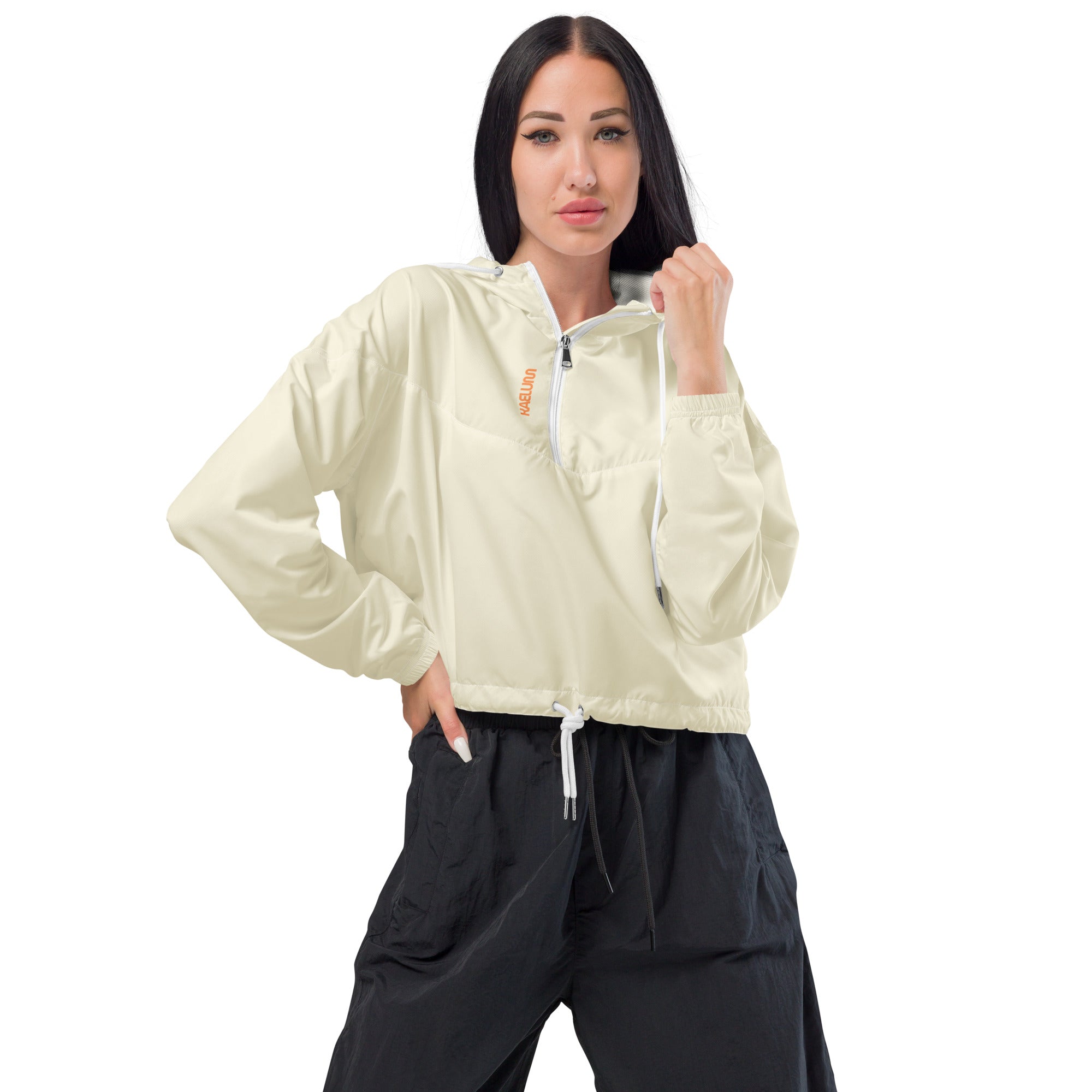 Fwelin Collection Women’s Cropped Windbreaker