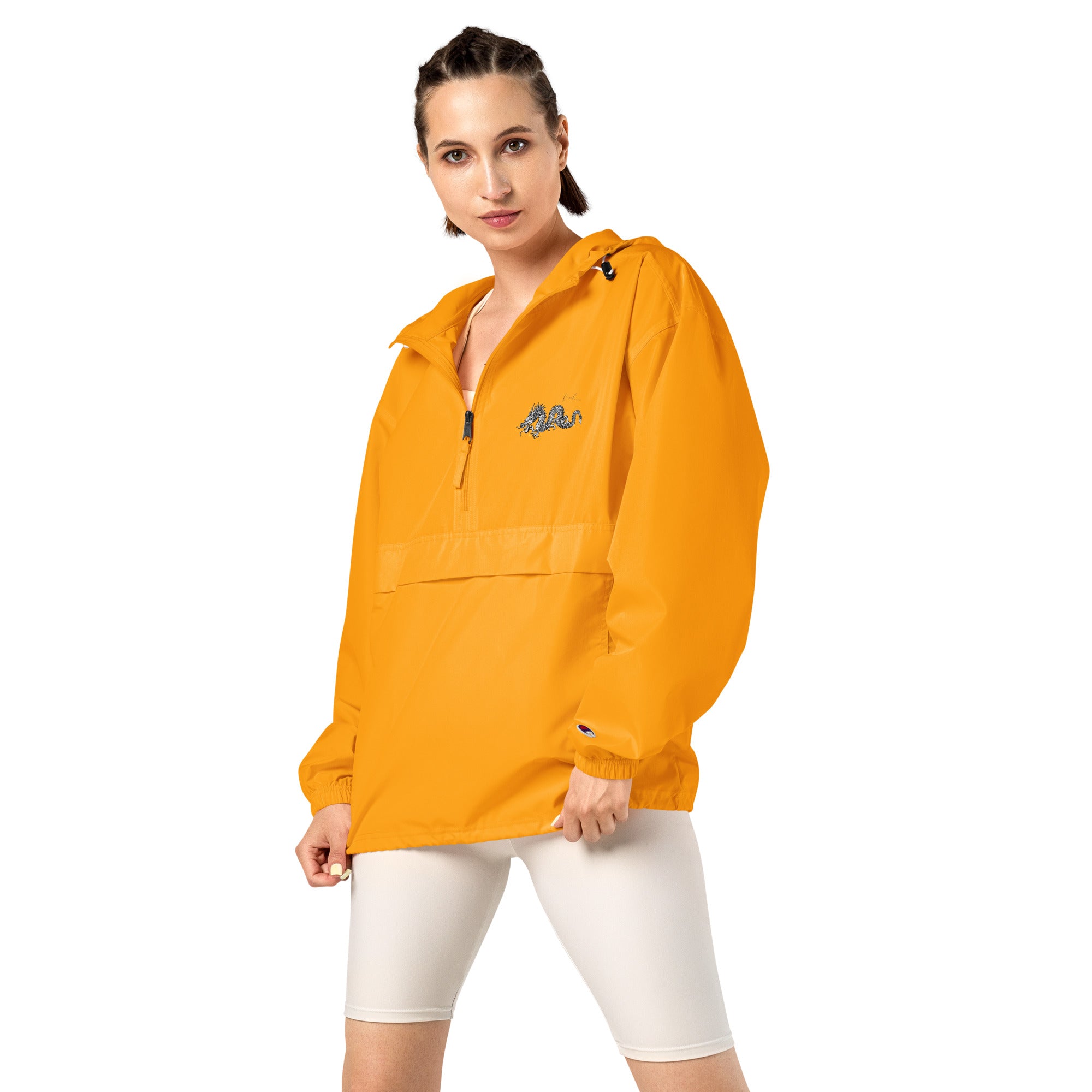 Kaelum Dragon Embroidered Champion Packable Anorak