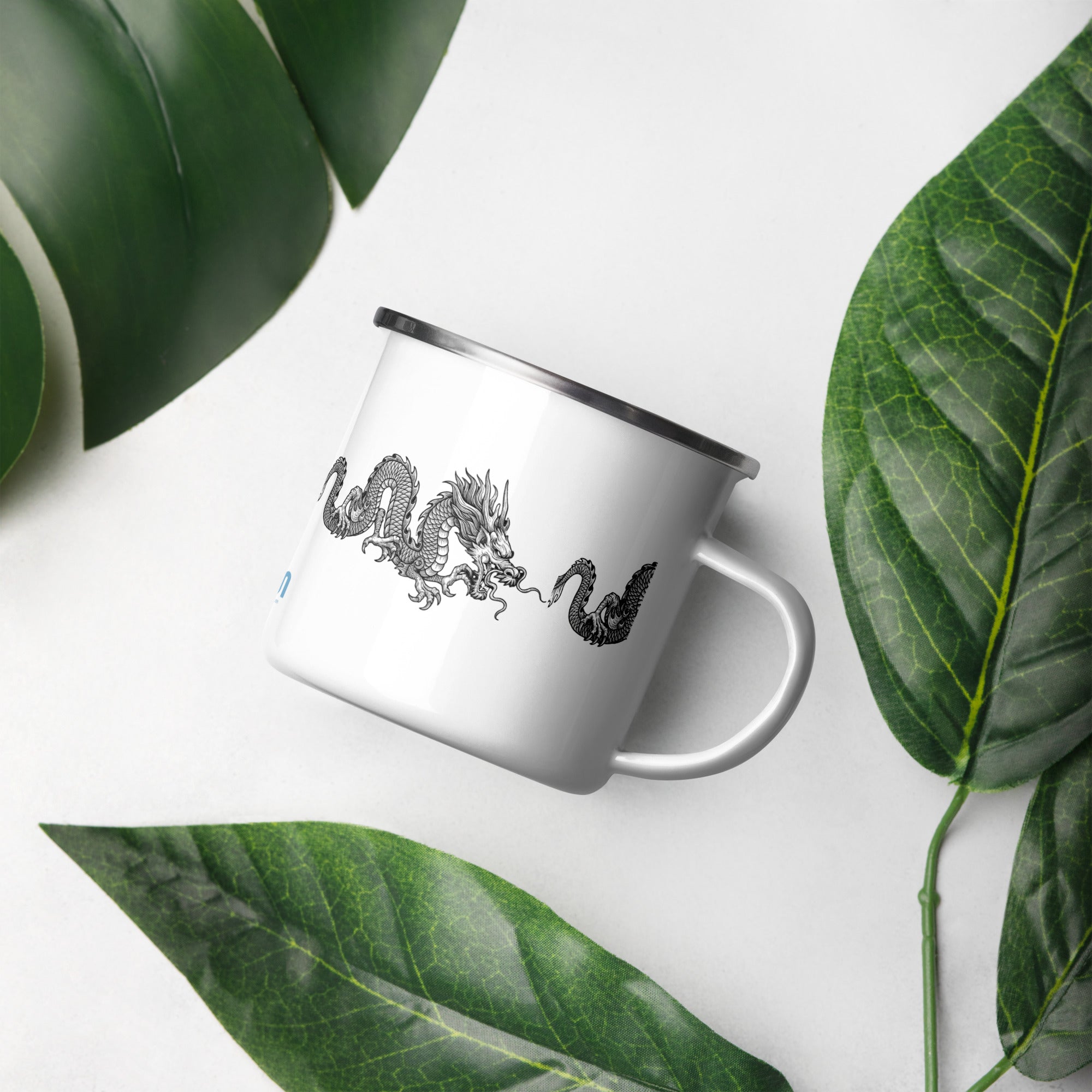 Fwelin Collection Enamel Mug: Black