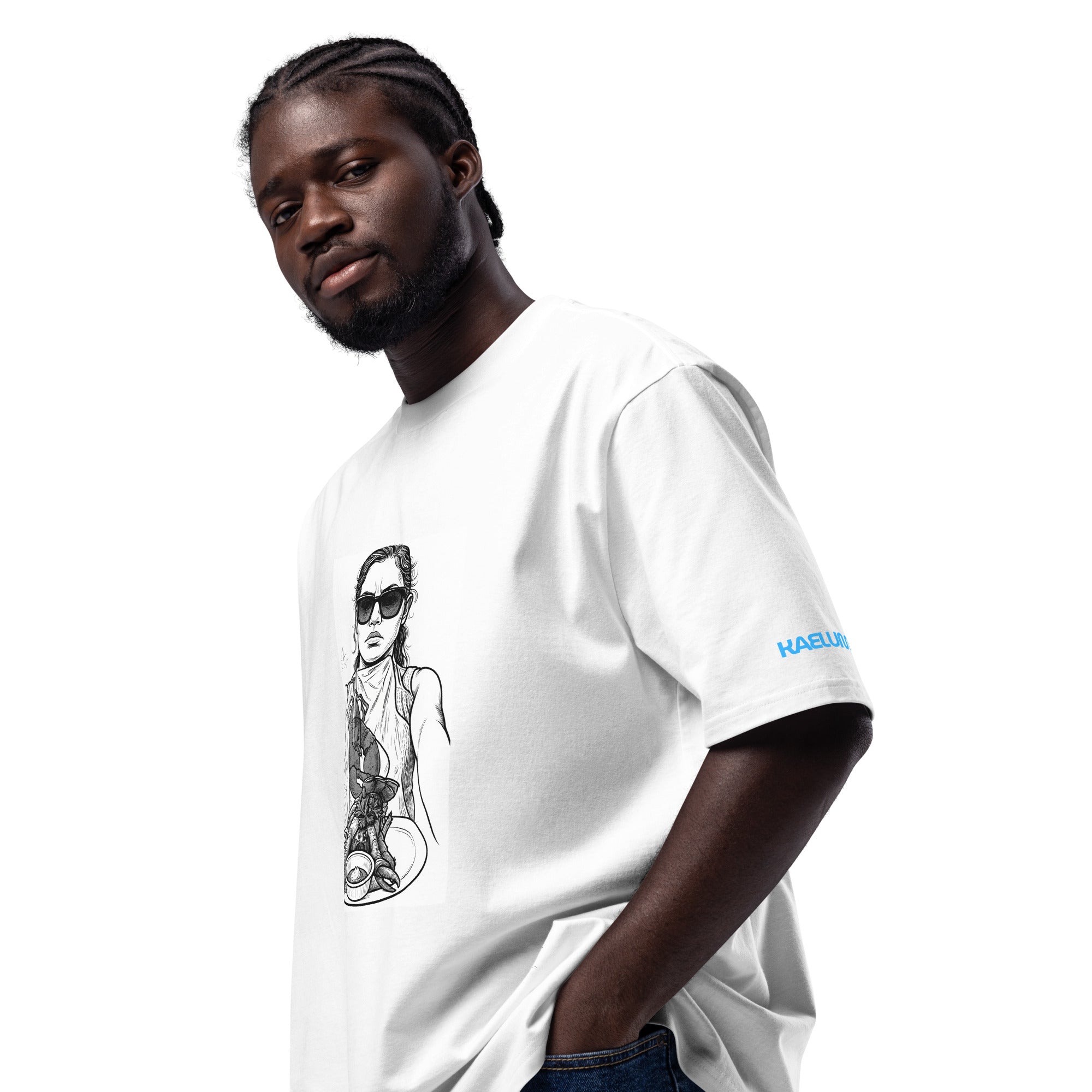 Kaelum Graphic Oversized heavyweight t-shirt